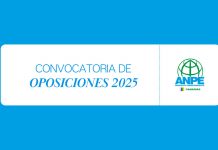 Convocatoria de oposiciones docentes 2025
