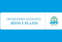 Oposiciones docentes 2025: hitos y plazos
